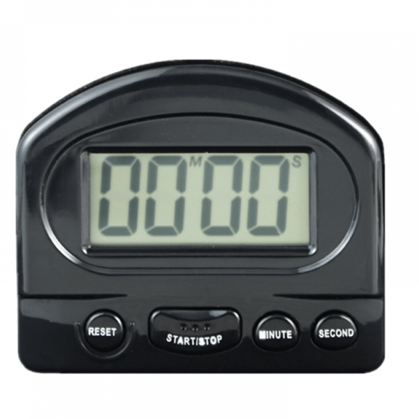Kjøkken Baking Og Matlaging Elektronisk Timer Påminnelse, Nedtelling Påminnelse, Stor Skjerm, Alarm Påminnelse Multifunksjonell Timer.(Svart)