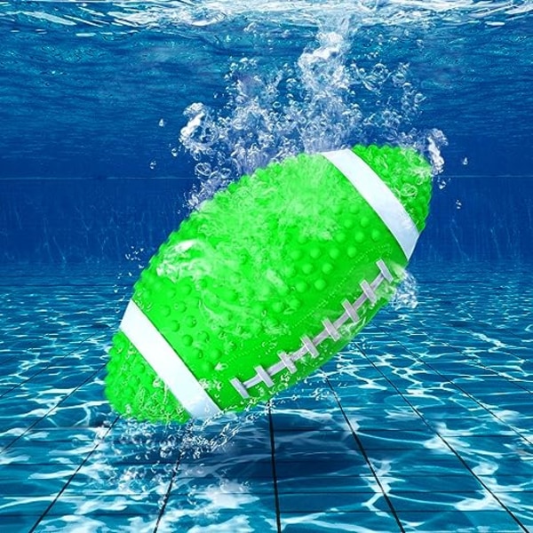 För undervattenspassering, dribbling, strandfotboll vattentät, tonåring vuxen pool vatten dykning leksaker grön