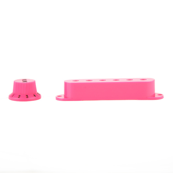 3 st plast pickup-kåpor med enkel spole 48 mm 50 mm 52 mm ersättning för elgitarr (rosa)