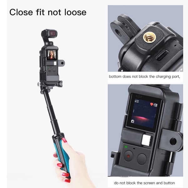Multifunktionel forlænger Vlog-etui til DJI OSMO POCKET Gimbal-tilbehør