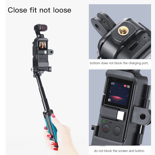 Multifunktionellt förlängningshus för DJI OSMO POCKET Gimbal-tillbehör