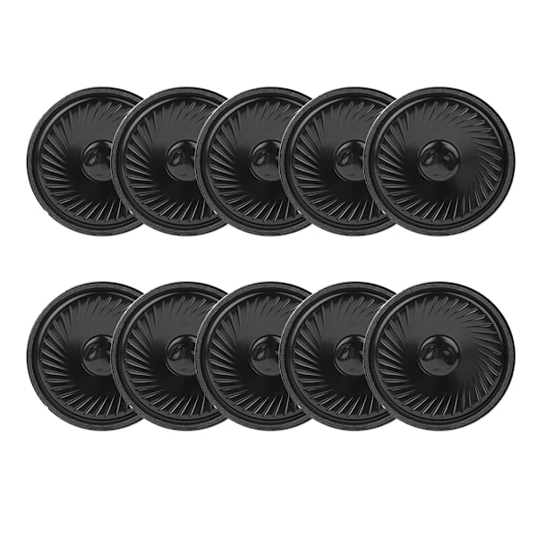 10 stk. 50x7,6mm 8Ω 0,5W Runde Højttaler Horn Audio Højttaler Reparationsdele