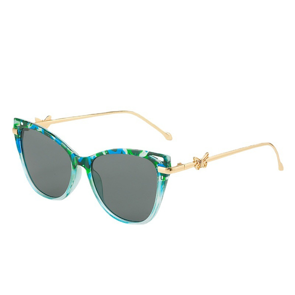 Trendy Oversized Polariserte Solbriller Kvinner UV400 Beskyttelse