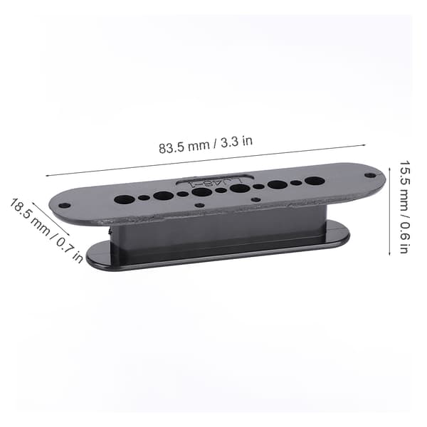 3 st. elektriska gitarr/basdelar - enkelspols pickup-spolslock (48+50+52mm)
