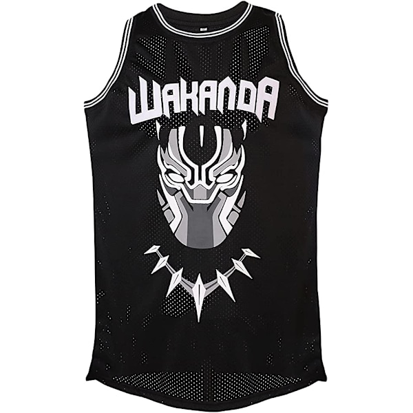 1 Svart Wakanda T'Challa Film Basketbolltröja Herr Svart —L