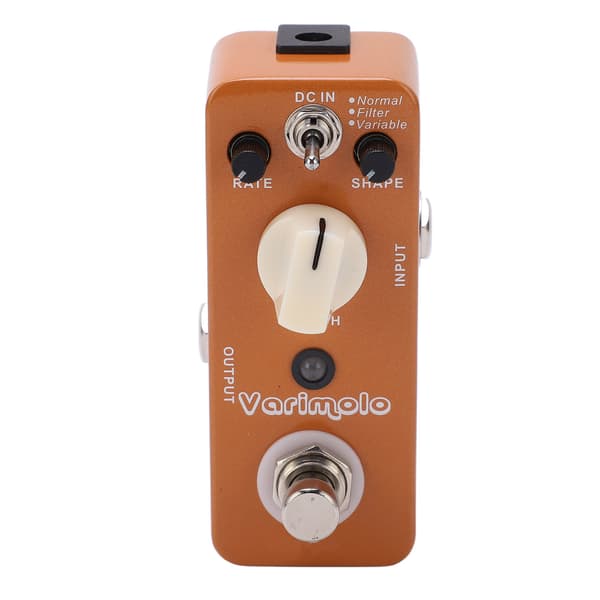 Effektpedal Varimolo Digital Tremolo Single 3 Modes Justerbart Instrument Tilbehør