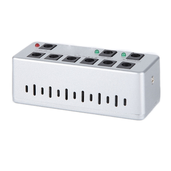 Effekt strømforsyning 8 isolerte utganger Multifunksjonell pedalbrett kabler 100‑240V