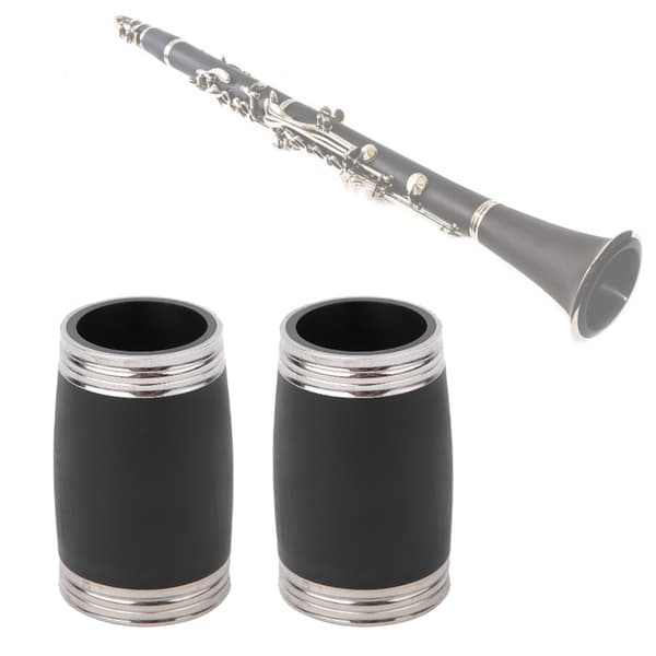 2 stk. 50MM Bb Klarinet Tønder Stemmegafler Træblæseinstrument Tilbehør Sort