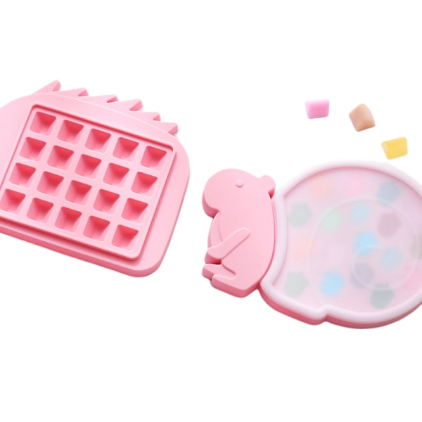 Animal Frozen Ice Block Silicone Ice Grid with Cover Ice Box Mold Small Ice Block Box Ice Bag