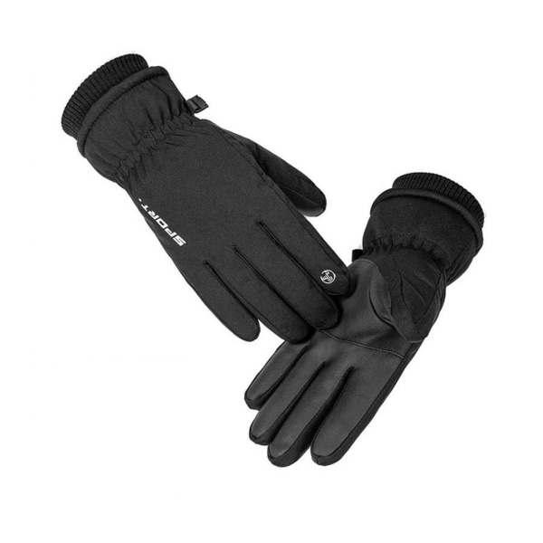 -10℉ Vinterhansker Menn Kvinner, 10 Touchscreen Fingre Snø Skihansker, Vanntett Kaldt Vær Hansker, X-Large