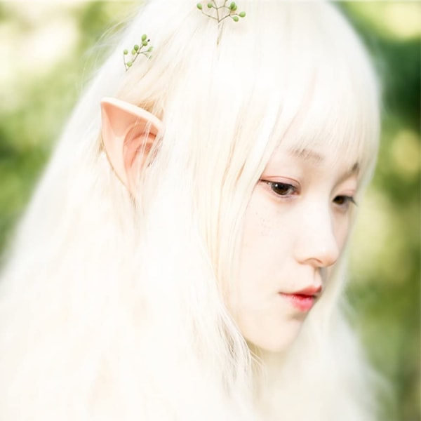 Elf Earbuds Hörlurar - Elegant Elves Örondesign Super Mjuka Bluetooth Hörlurar Perfekt Ljudkvalitet Fairy's Söta Cosplay Hörlurar Spirit Costum