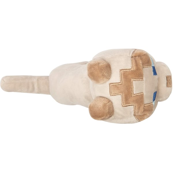 JINX Minecraft Happy Explorer rag doll kat plys bamse, blød og behagelig, brun, 7,8 \"høj