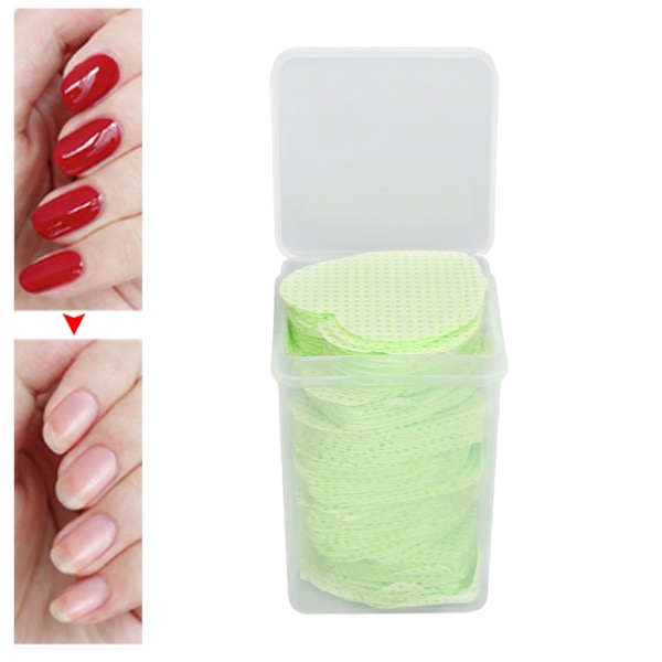 3 Förpackningar Nagelrengöringspads Mjuka Smidigare Säkra Bomullsbekväma Nagelkonst Gel Polish Pads för Salong Hem