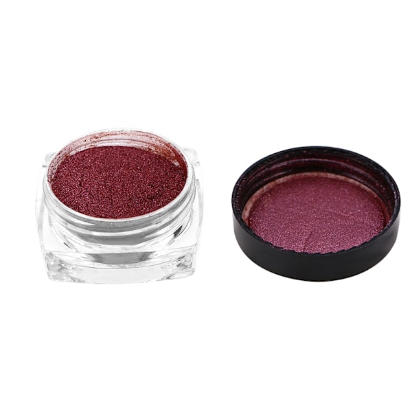 DIY Glitter Shimmer Peili Kynsilakkapöly Manikyyri Työkalu Violetti Ruusu