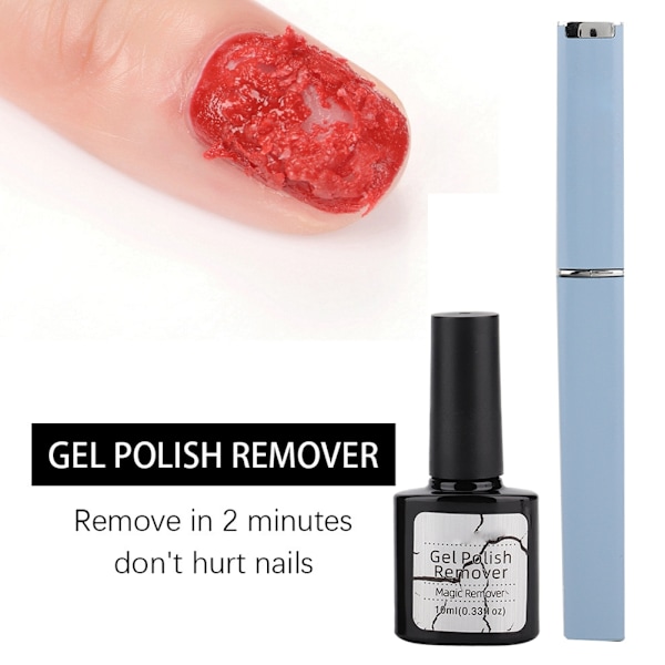 Professionel Gel Polish Remover Neglefil Neglelakfjernelsesværktøjssæt (Blå Neglefil)