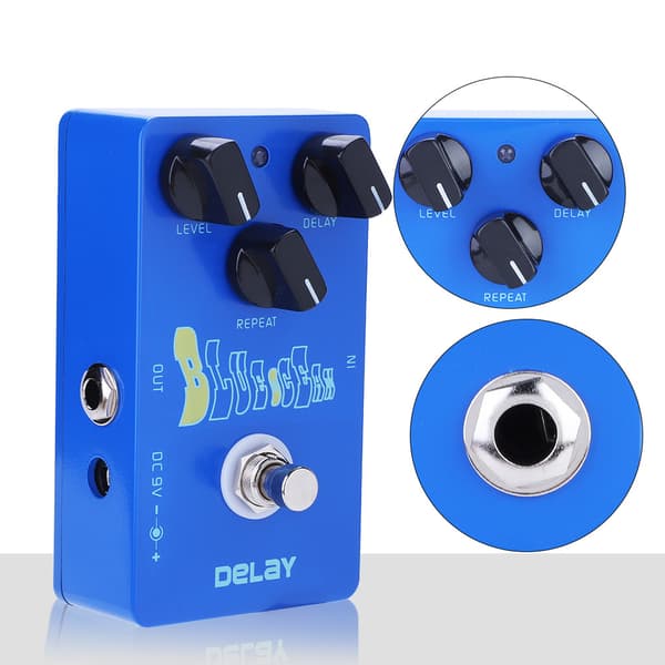 Mini Metal Delay -kitaraefektipoljin - Korkea True Bypass - Instrumenttivaruste