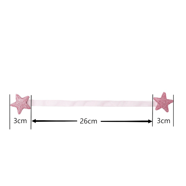 Stjerneformet magnetgardin spænde magnetisk mesh tieback holder vindue gardin clip holder strop tilbehør hjem indretning (grøn)