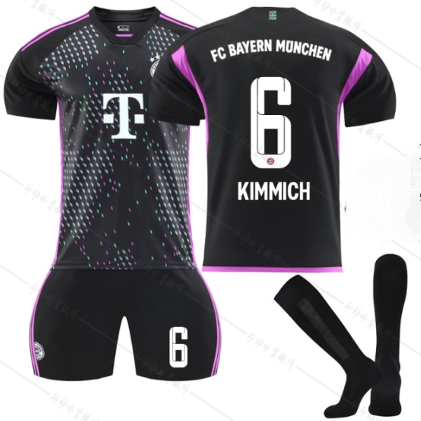 23/24 kauden Bayernin vieraspelipaita setti sukkineen No.6 KIMMICH S