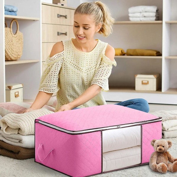 Gjennomsiktig oppbevaringspose i non-woven-materiale, tykk dynepose, oppbevaringspose for bagasje, avslutningspose