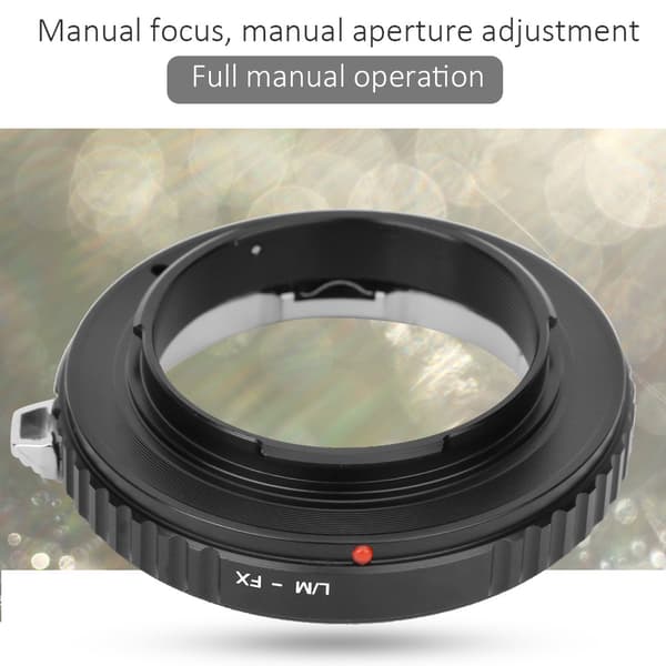 Fikaz L/M-FX objektivadapterring til Leica M-objektiv til Fujifilm FX-monteringskamera