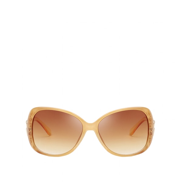 Vintage Cat's Eye Solbriller for Kvinner 100% UV-beskyttelse Klassisk Retro Designer Style, Gul