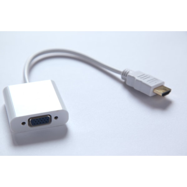 Network set-top box-spelare ansluten till projektorskärm HDMI till VGA-buss HD-omvandlare