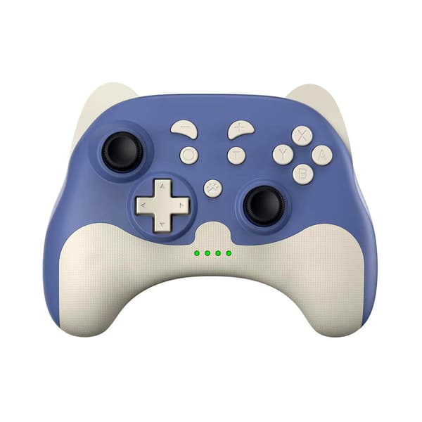 Switch Pro-kontroller for Nintendo Switch/Switch Lite/OLED, trådløs Switch-kontroller med LED-lys og vekkefunksjon, ergonomisk sklisikker