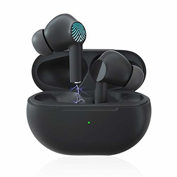 Trådløse øretelefoner Bluetooth 5.0 hovedtelefoner støjreducerende IPX5 vandtætte øretelefoner in-ear indbygget mikrofon 3D lyd headset med dyb bas f