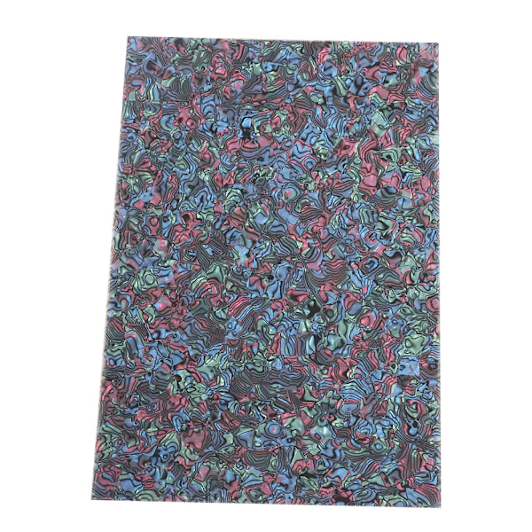 1 stk. Celluloid Akryl DIY Pickguard Blank Sheet til Akustisk Guitar (Faux Abalone Shell)
