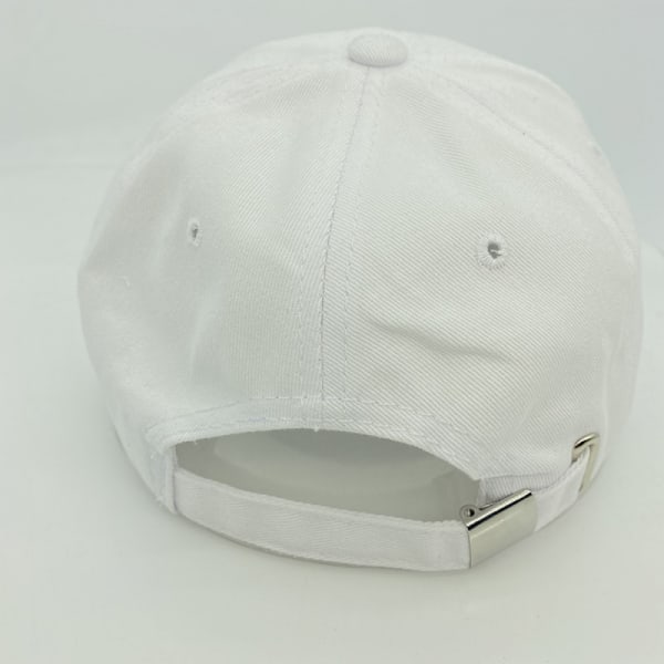 Dotpet Hat Nummer 33 Justerbar Baseball Cap for Menn og Kvinner (Hvit)