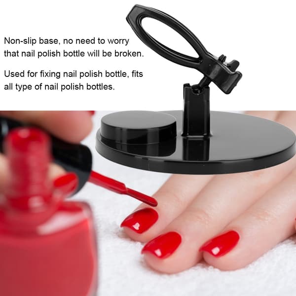 Flexibelt nagellacksfäste stativ display  klämma stöd manikyrverktyg (Blå)