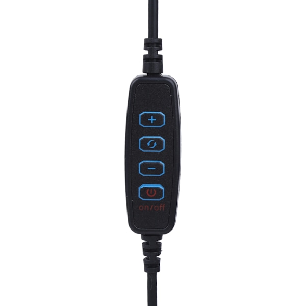PULUZ 7,9 tum LED-ringljus för mobiltelefoner, livestreaming, skrivbordsfäste, kit PKT3073B