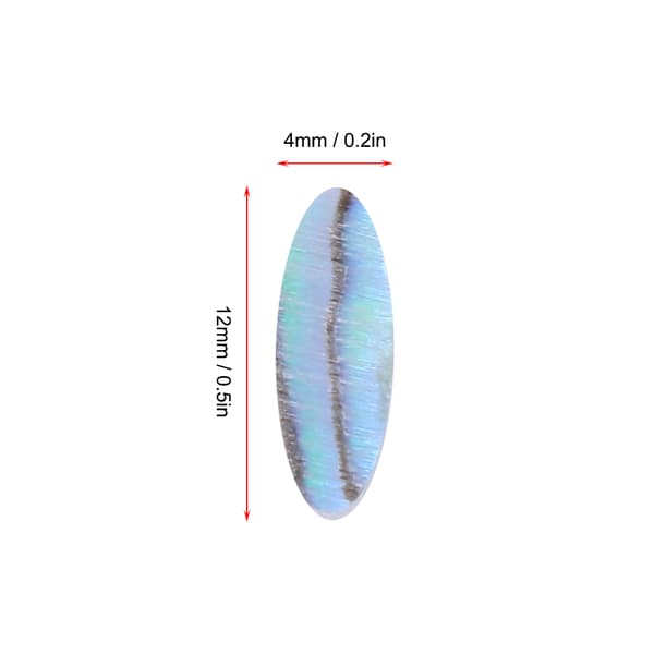 10 st Fretboard Ovalformade Inläggningspunkter för Gitarr Bas Ukulele