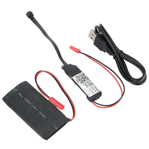 Mini trådlös WIFI infraröd rörelsedetektering actionkamera DIY-modul (yttre batteri)