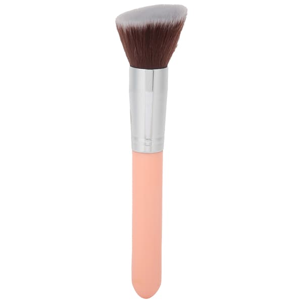 Fläktformad sminkborste Mjuk nylonhår Lös puder Rouge Foundation Highlight Borste