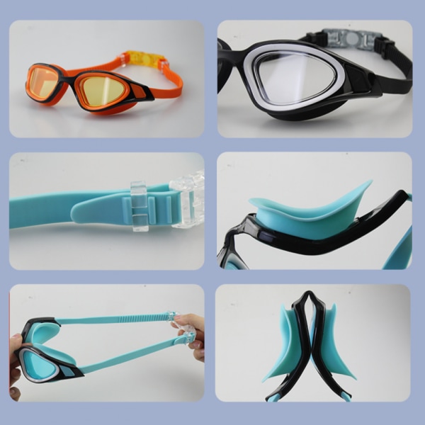 Unisex simglasögon för vuxna, en one size, orange