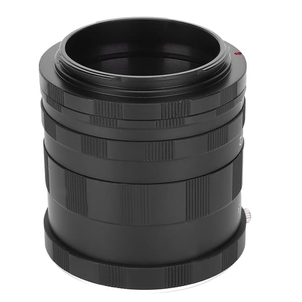 Professionel Metal Sort Nærbillede Linsering Makrofotografering Forlængeradapterrør til Canon Spejlløst Kamera