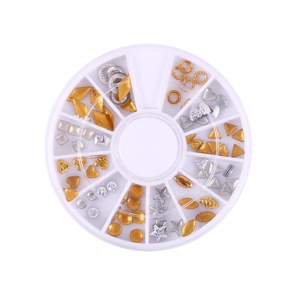 Nail Art Rhinestones Manicure Decoration Nail DIY Decoration & Wheel(Metal Rivets )