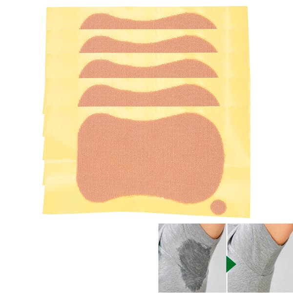 5 stk engangsarmpitbeskyttere, svettebeskyttelse for armhuler, svettebeskyttelse for armhuler