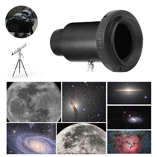 Astronomiskt teleskop 1,25 tum fast fotografi förlängningsrör adapterring för Olympus OM