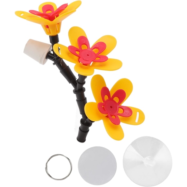 Fågelfoderblommor, säker DIY kolibrimatare för uteplats trädgård hängande (tre blommor)