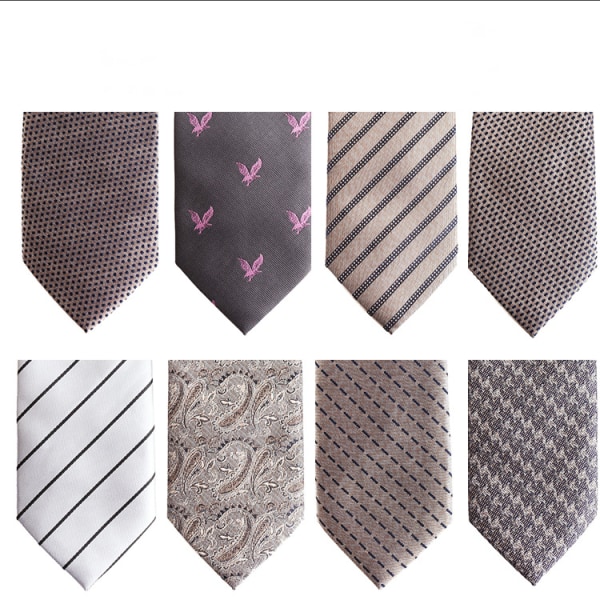 AVEKI Randig slips för män standardlängd, 1-W-159