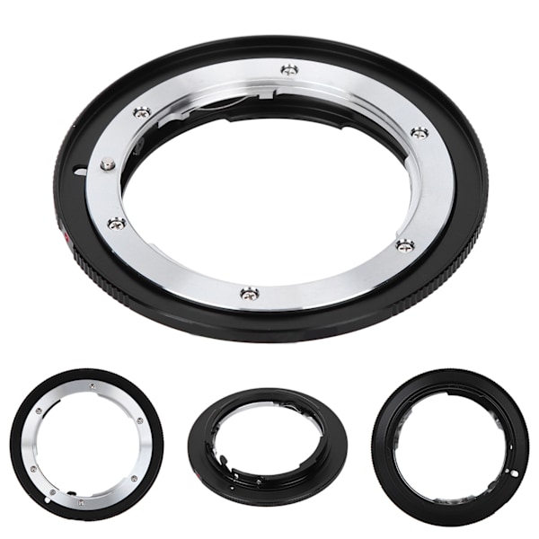 Fikaz Adapterring i aluminiumlegering för Nikon F-fattningsobjektiv till Canon EOS DSLR-kamera