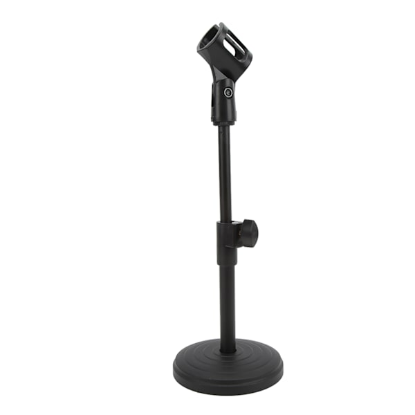 Desktop Metal Tripod Fällbar Mikrofonstativ Justerbar Vinkel Disc Mikrofonfäste Hållare Stativ