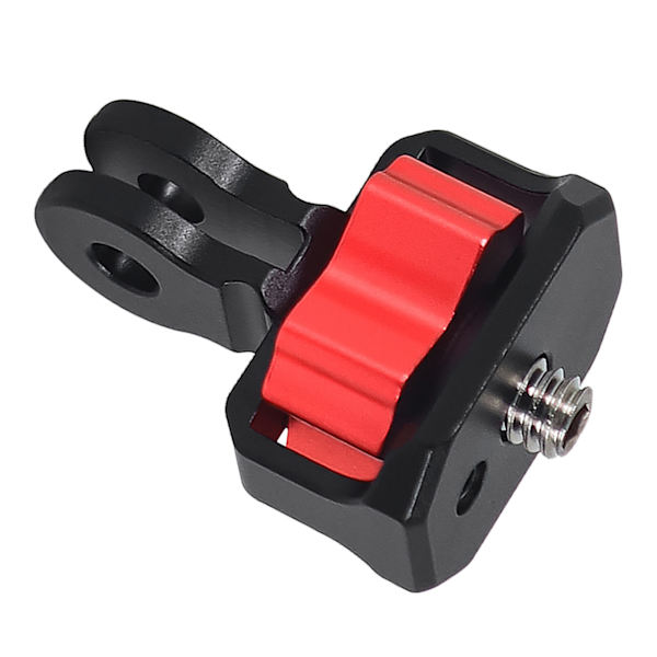 360 roterande mini stativadapter 1/4 tum skruv M3 gängat hål CNC aluminiumlåsningsfäste för actionkamera
