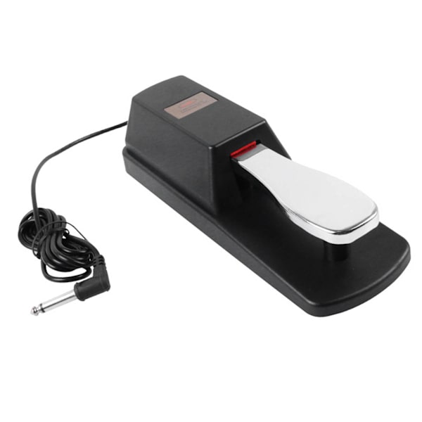 Bærekraftig pedal med kabel fotpedal kompatibel med alle elektroniske tastaturer digitalpiano