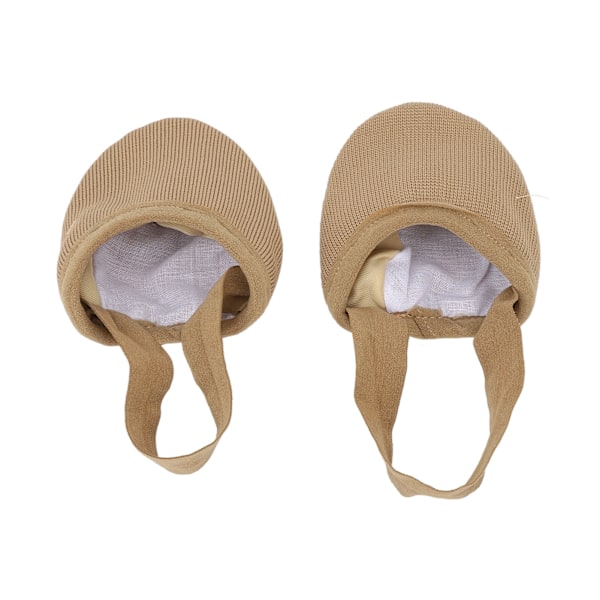Halvsula Dansko Breathable Stretchy Halksäker Halvsula Ballettofflor för Dans Yoga Träning Hudfärg S