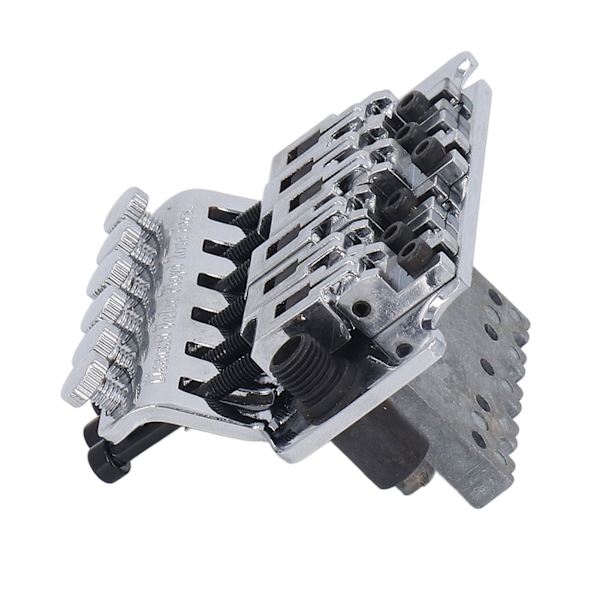Silver 6-strängad gitarrstall set med tremolo stall montering pawl metall vänsterhänt elgitarr stall set