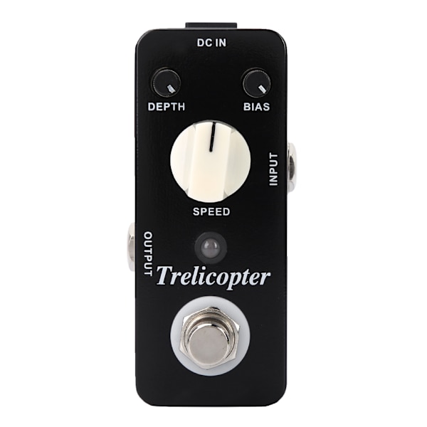 Klassisk All Metal Housing Tremolo Distortion Pedal Elektrisk Gitarr Tillbehör