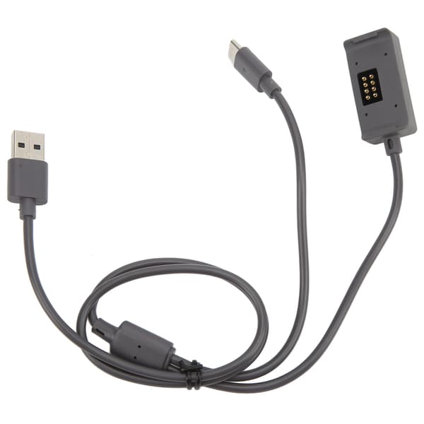 TELESIN 2 i 1 Magnetisk Laddningsbas 65cm med Typ C-kabel USB2.0 Dataöverföring för DJI Action 2